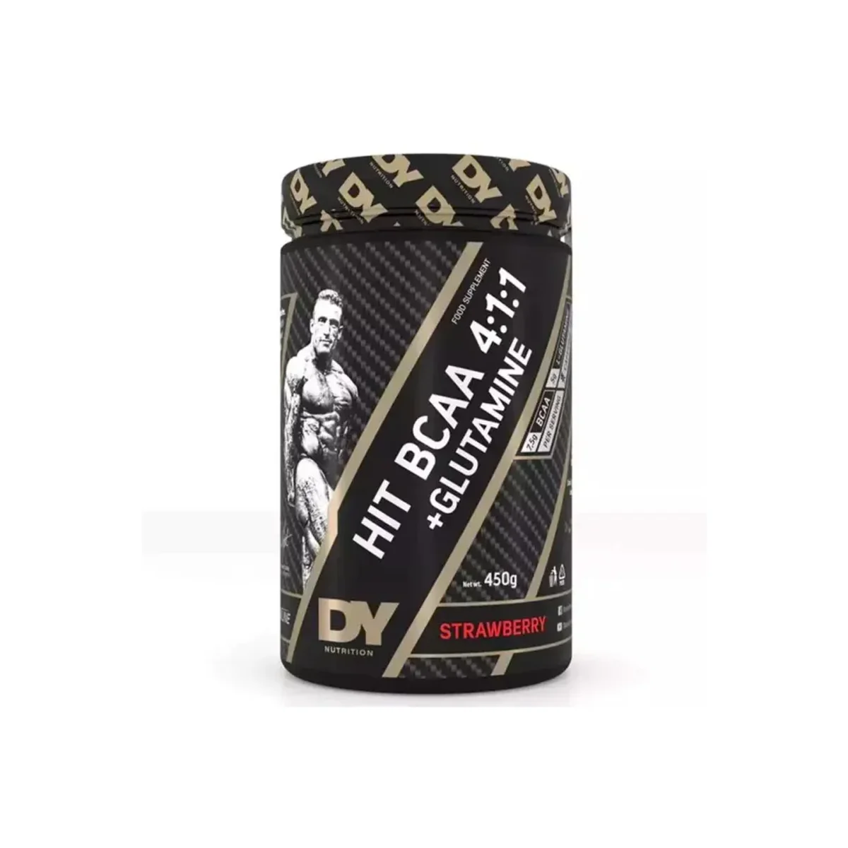 Dorian Yates Hit BCAA 4:1:1+ Glutamine Strawberry 450g