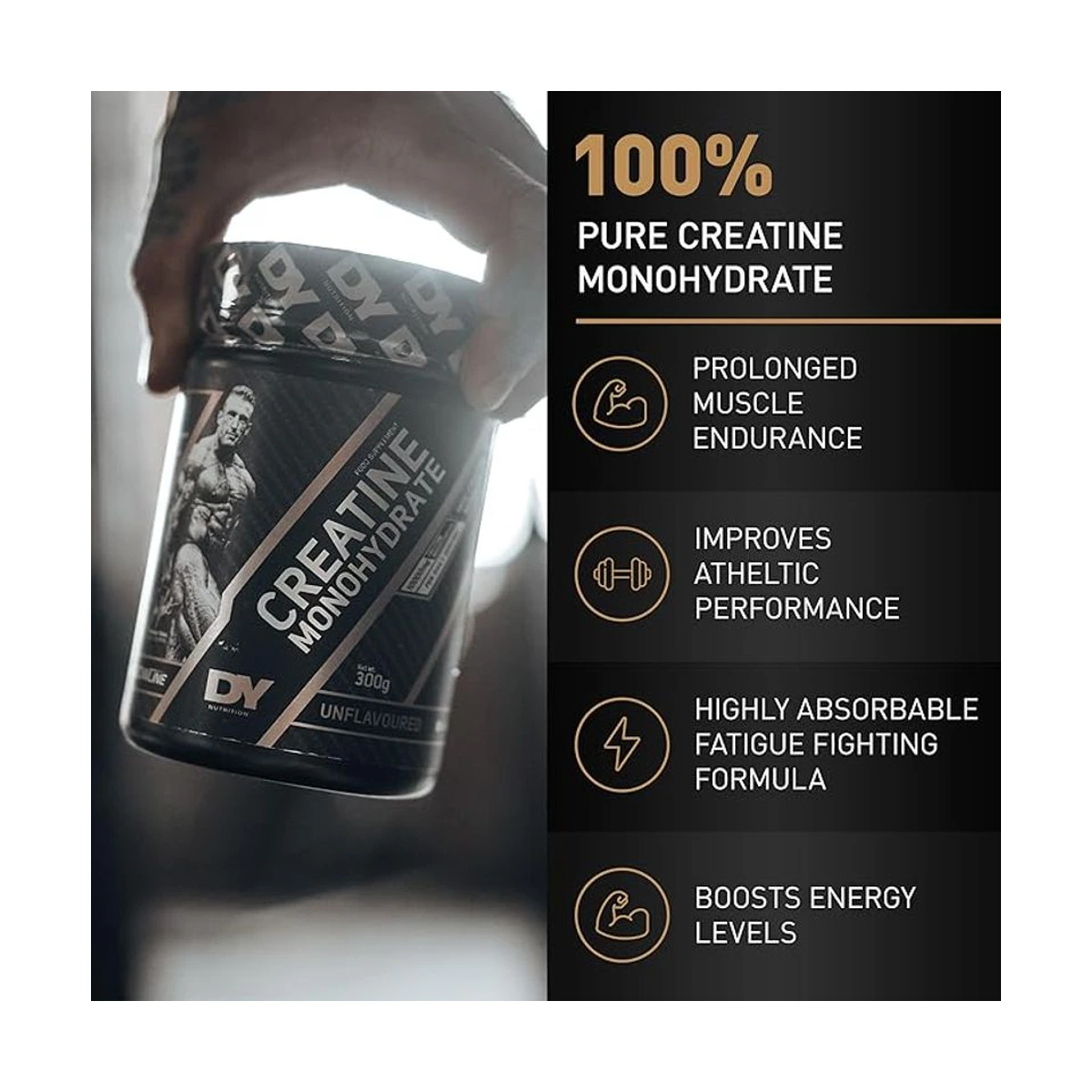 Dorian Yates Creatine Monohydrate 300gr Unflavoured 3