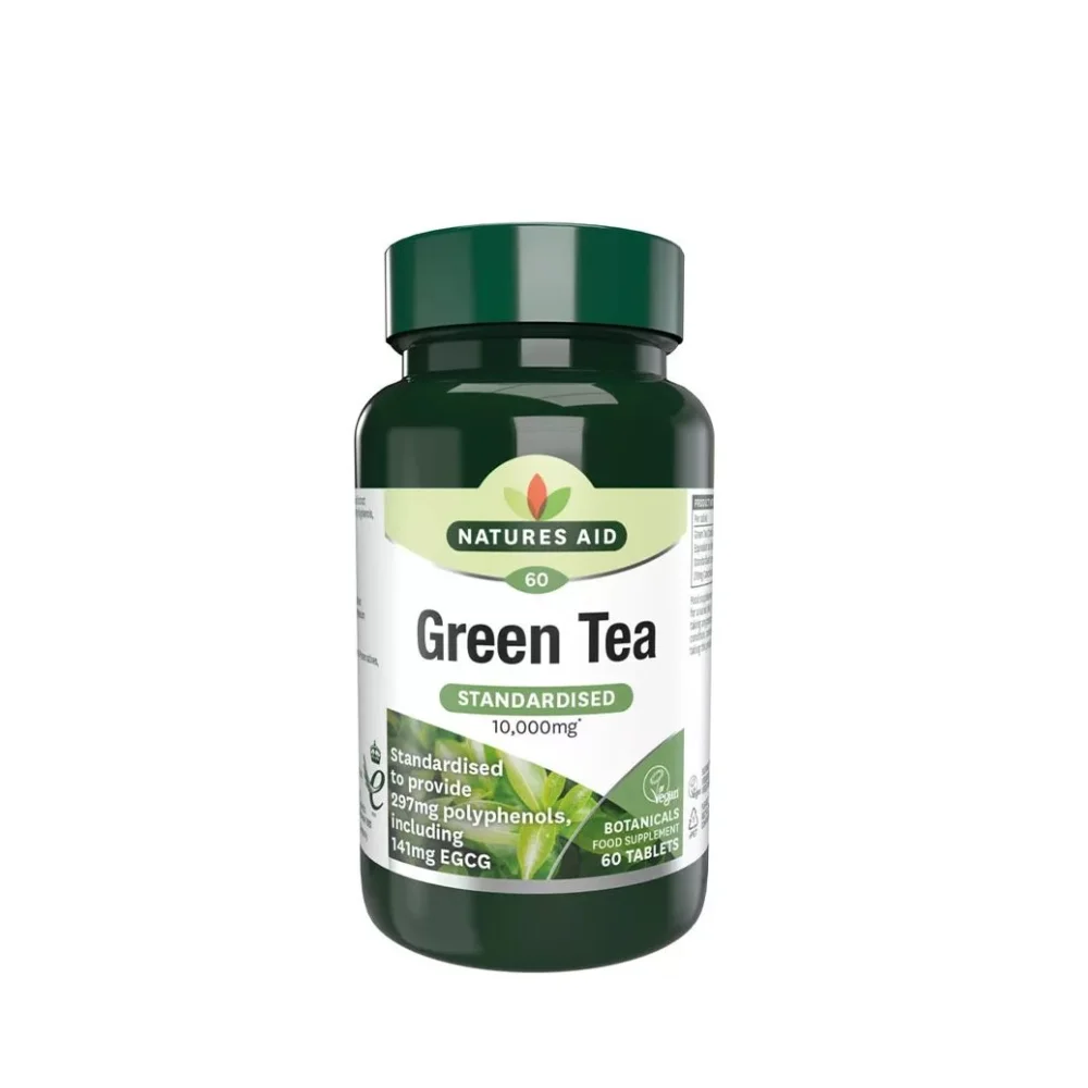 Natures Aid Green Tea 10,000 mg 60 tablete