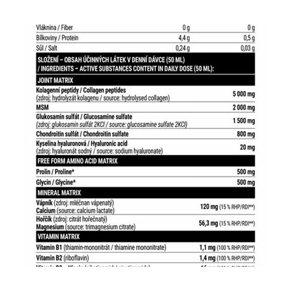 Extrifit Flexain Joint Guard 1000ml Raspberry 2
