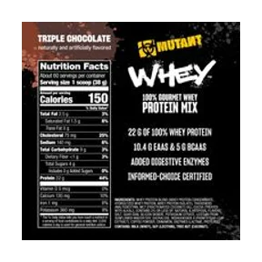 Mutant Whey Triple Chocolate 2270g 2