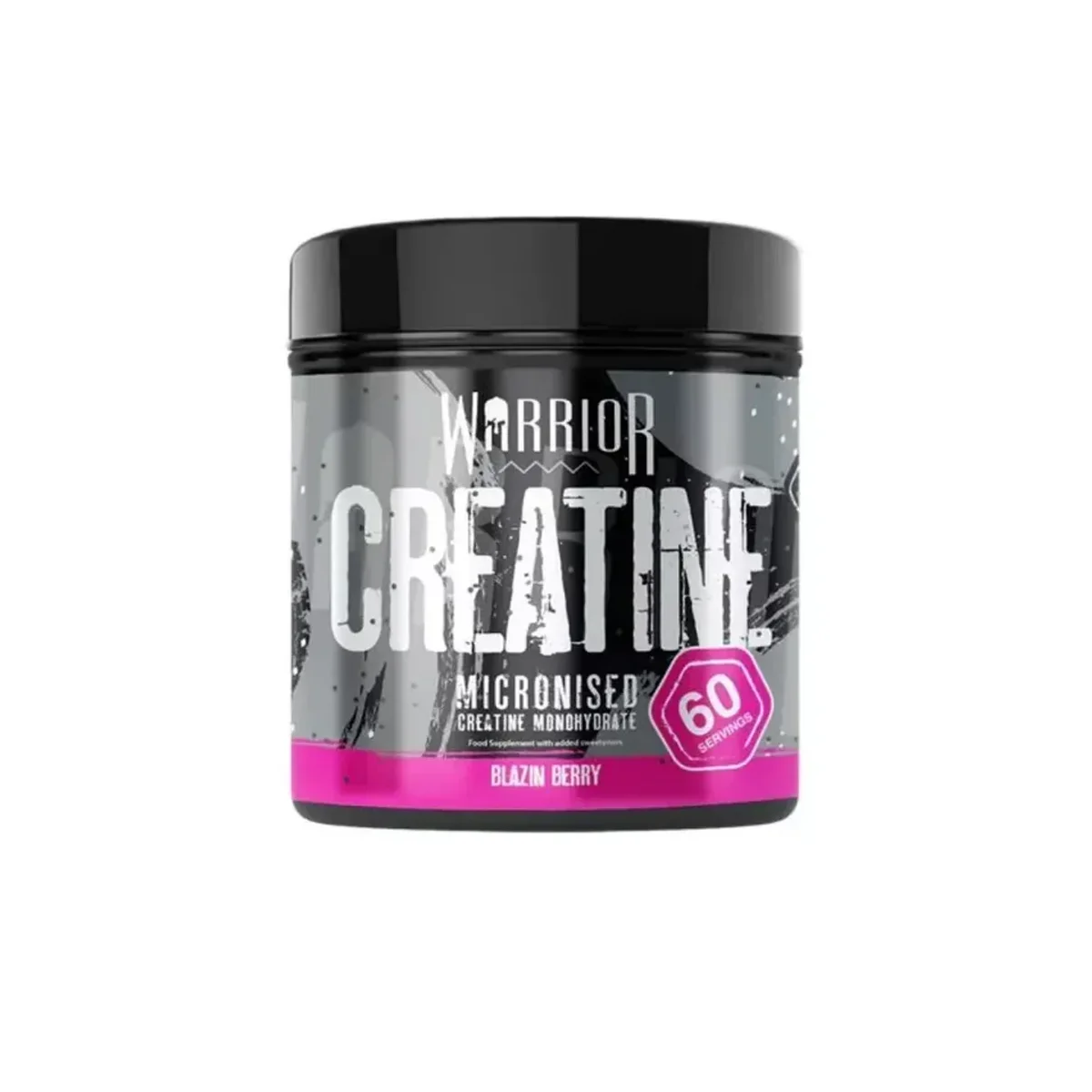Warrior Creatine Monohydrate Micronised Blazin Berry 300g 1