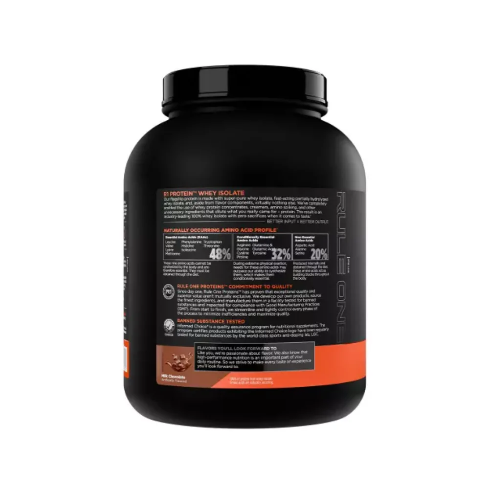 Rule 1 Whey Isolate 2280g Milk Chocolate 3
