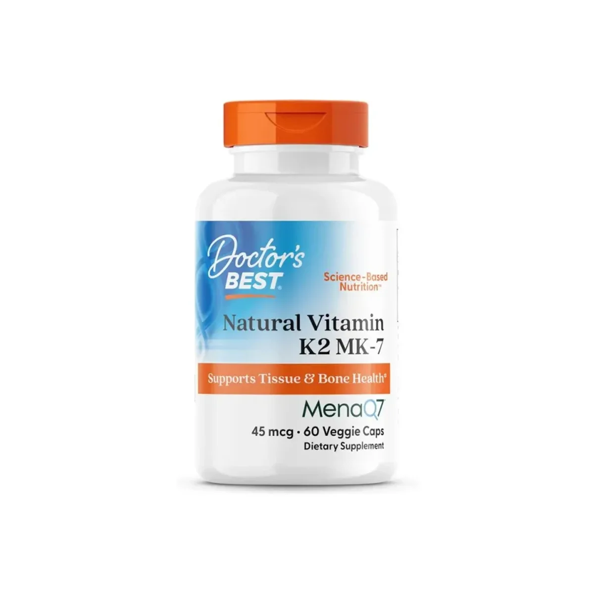Doctor's Best Natural Vitamin K2 MK7 with MeneaQ7 45mg 60vcaps