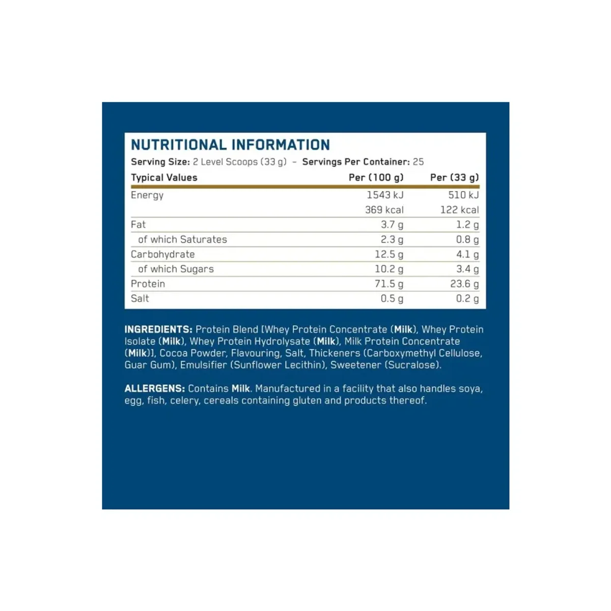 Applied Nutrition Critical Whey Chocolate Milkshake 825g