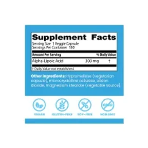 Doctor's Best Alpha-Lipoic Acid 300mg 180 vcaps 2