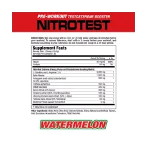 MuscleMeds Nitrotest Watermelon 30 serviri 2