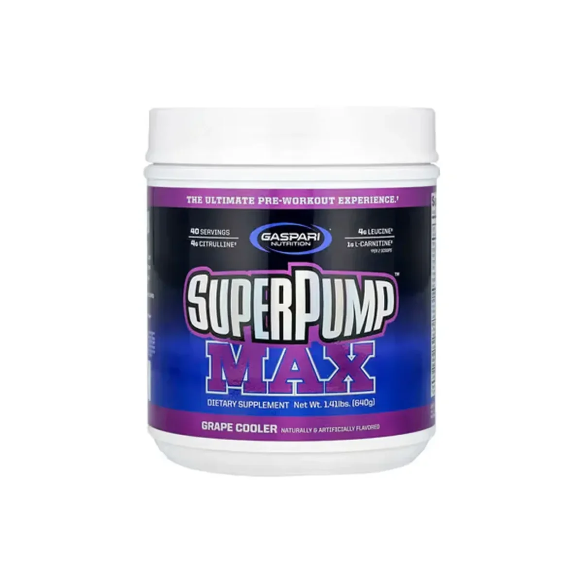Gaspari Nutrition Super Pump Max 500g Grape Cooler