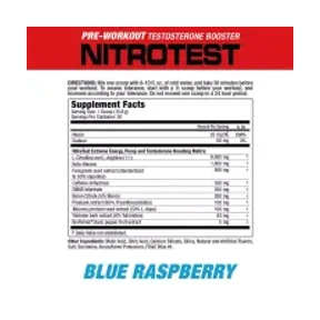 MuscleMeds Nitrotest Blue Raspberry 30 serviri 2