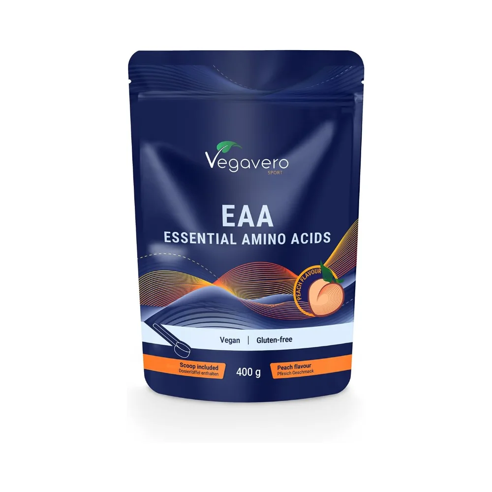 Vegavero EAA Amino Acids Powder 400g Peach