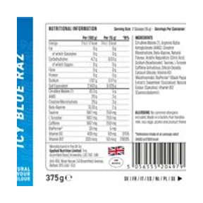 Applied Nutrition Pump 3G Icy Blue Razz 375g 2