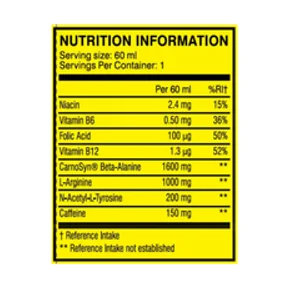 C4 Original Pre-workout Shot 60ml Citrus Berry 2