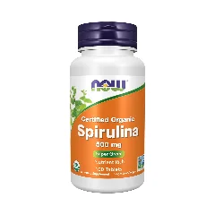 Now Organic Spiruline 500mg 100tab 1