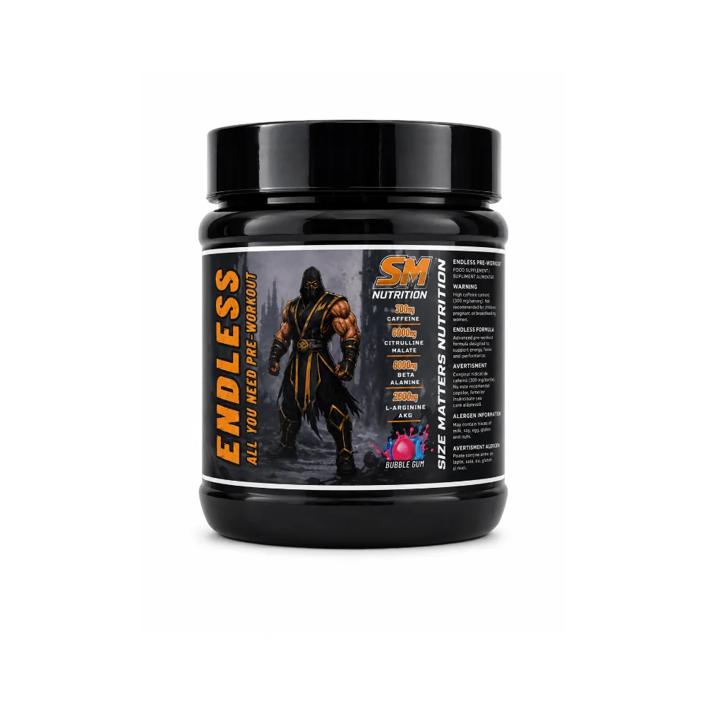 SM Nutrition Endless Pre-workout 450g Bubble Gum